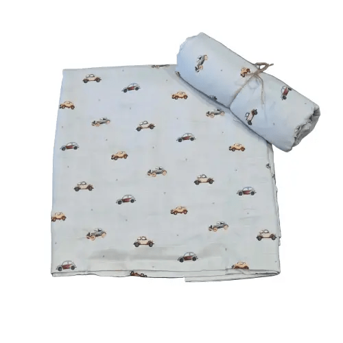 Bamboo & Muslin Swaddle – Evvie Bean's Baby Boutique