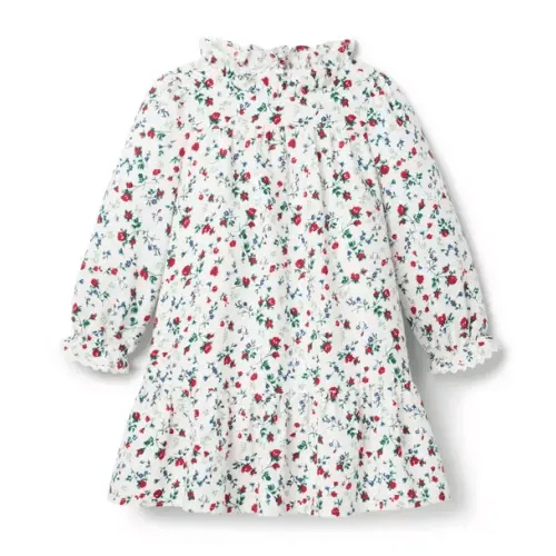 Girl Cream And Sugar Floral Floral Ruffle Dress by Janie and Jack