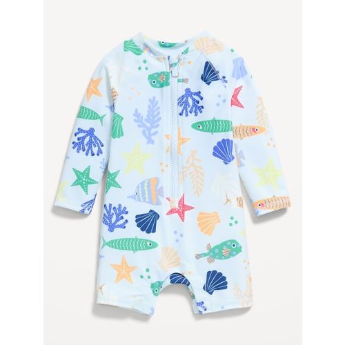 Printed Swim Rashguard Bodysuit for Baby