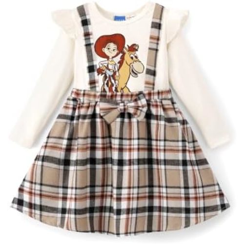 Disney Minnie Frozen Gwen Princess Jessie Toddler Girl Overall Dress 3M-6Y
