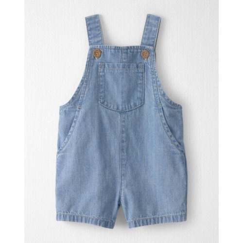 Baby Organic Cotton Chambray Shortall - Little Planet | Carter's
