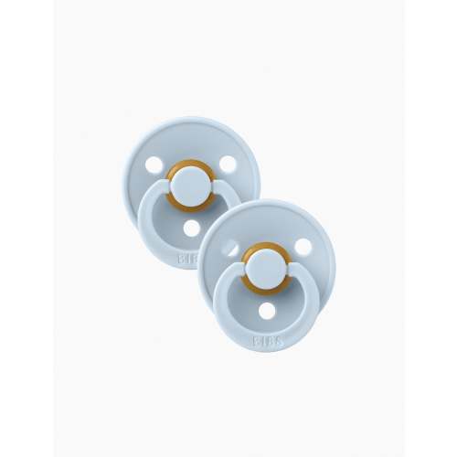 BIBS Colour Pacifiers 2-Pack in Baby Blue