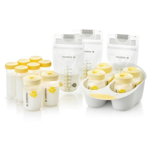 Medela Breast Milk Storage Solution Set (6 x 150mL Bottles, 6 x 80mL Breast Milk Storage Tubes, 20 x 180mL Storage Bags)