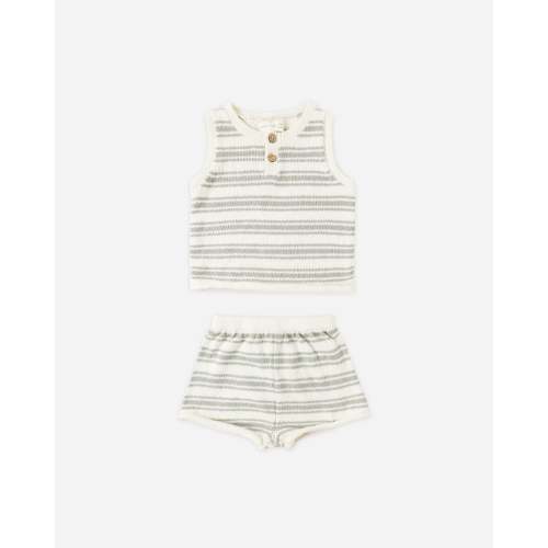 Taylor Knit Set Sage Stripe