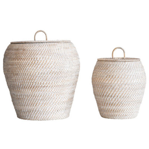 Birch Lane™ 2 Piece Wicker Basket Set & Reviews | Wayfair
