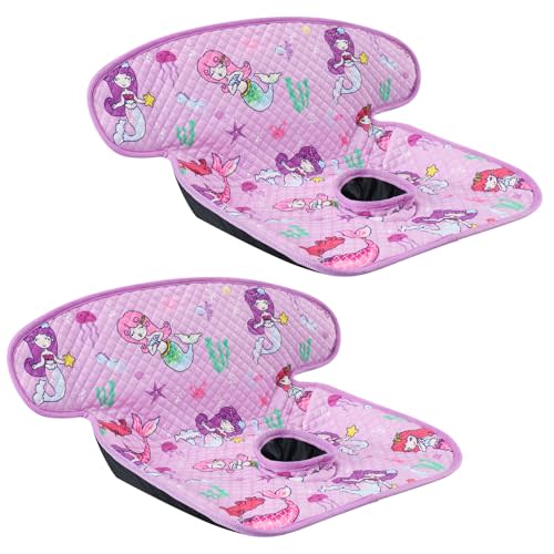 INFANZIA 2 Pack Car Seat Protector Liner for Potty Training Toddler, Purple | Waterproof & Leakproof Carseat Liner Dry Seat, Baby and Infants Piddle Pad for Strollers, High Chairs, Machine Washable