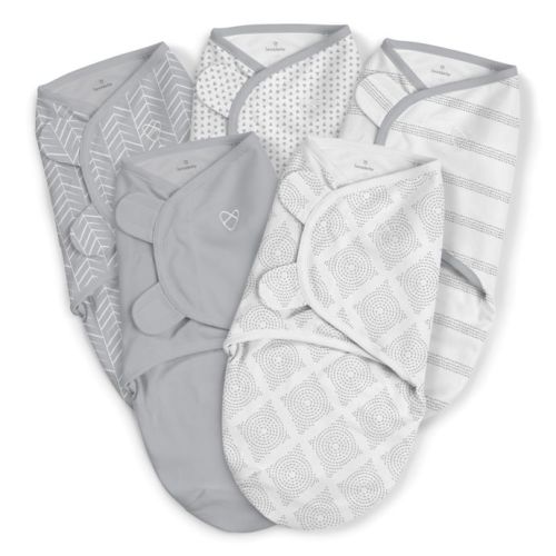SwaddleMe® 5-Pack Original Swaddles in Grey