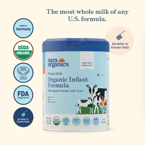 Organic Whole Milk Infant Formula – Starter bundle – Nara Organics