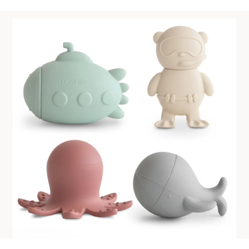 Mushie Sealife Mold Free Bath Play Set – Babyletto