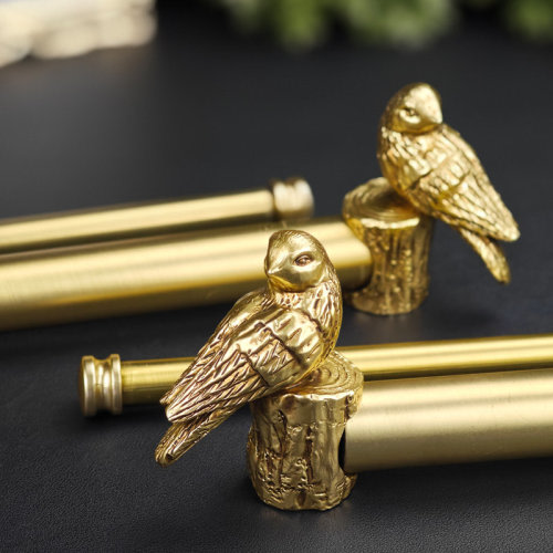 House of Hampton® Iron Adjustable 1.12'' Double Curtain Rod & Reviews | Wayfair