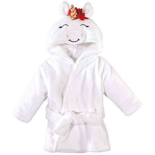 Hudson Baby Unisex Baby Plush Animal Face Bathrobe
