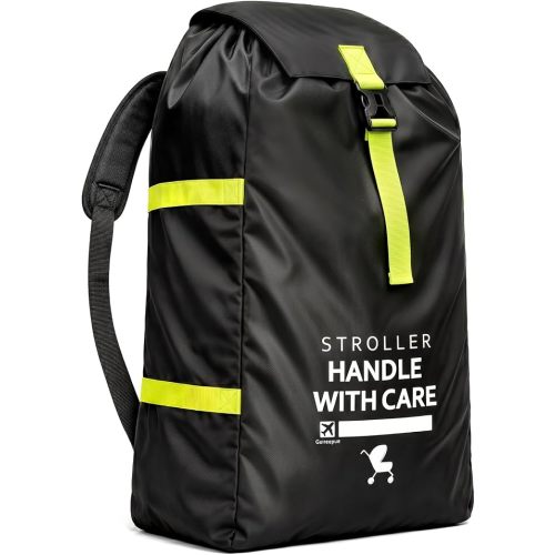 Upgrade Stroller Bag for Airplane: 46"H x 24"W x 15"D Large Stroller Cover | Stroller Travel Bag with Shoulder Handle, Baby Air Travel Essentials Fit Single Double Jogging Stroller Chicco Graco Evenflo