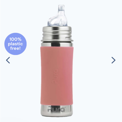 Kiki™ 11oz Sippy Bottle - Rose