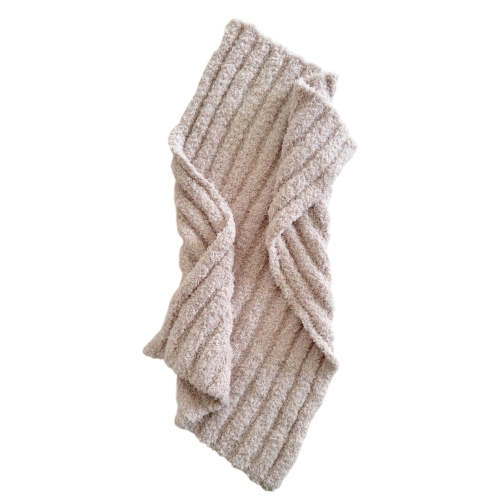 Phufy® Bliss Wave Mini Blanket, Bisque
