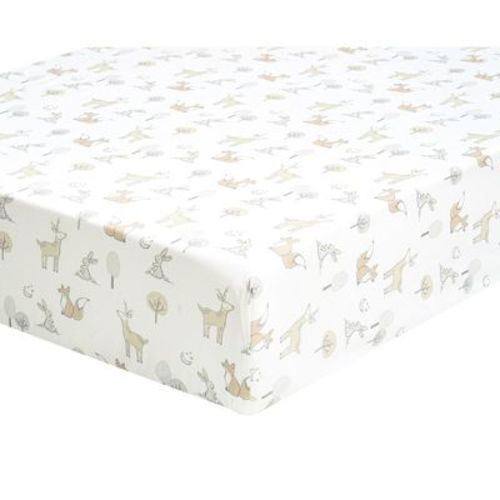 Mills Waffle Taupe Crib Fitted Sheet - Levtex Baby
