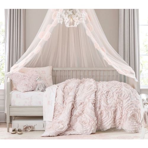 Monique Lhuillier Rosette Quilt & Shams | Pottery Barn Kids