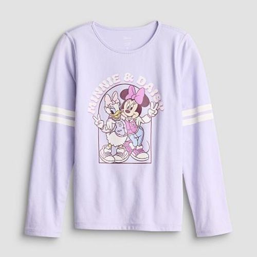 Toddler & Girls 4-12 Jumping Beans® Disney's Minnie & Daisy Adaptive Graphic Long Sleeve Tee (Size 6)