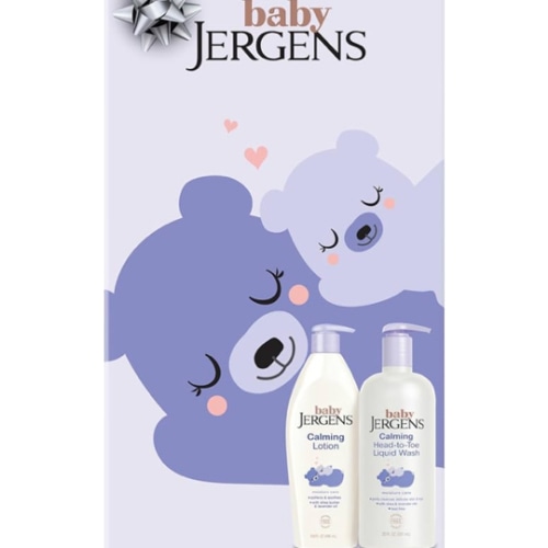 Jergens Baby Duo for a Calming Routine, Head to Toe Liquid Baby Wash and Calming Lotion, Value Gift Pack