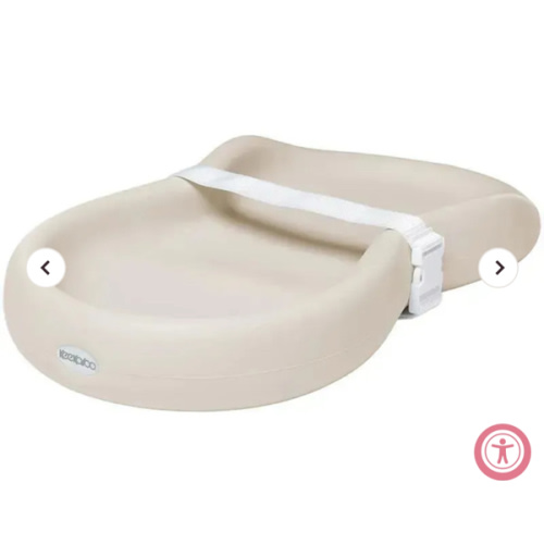 Keekaroo - Peanut Changer Silicone Diaper Pad, Vanilla Beige