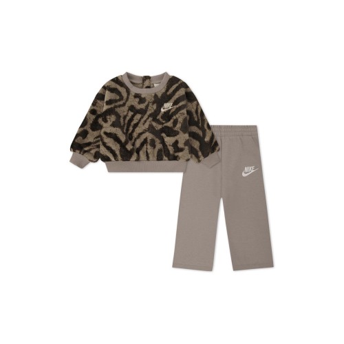 Wild Warmth Sweatshirt & Wide Leg Pants Set