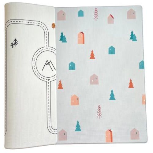 LITTLE Bot Baby Play Mat - Boho Town + Country Road Nordic: BPA-Free, TPU Material
