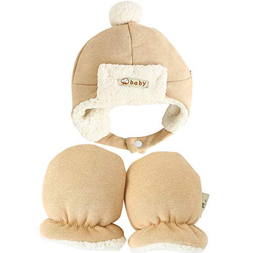 Paladoo Baby Mittens Sherpa Lined Fleece 0-24 Months Winter