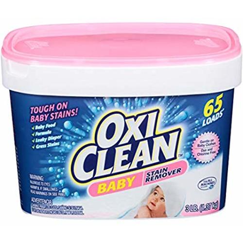 OxiClean Baby Stain Fighter, Soaker, 3 lb Tub Baby stain Soaker - 1