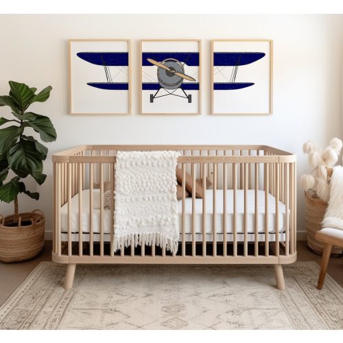 Airplane nursery decor, Airplane nursery prints, Vintage airplane decor, Nursery wall decor, Travel theme nursery, Nursery wall art