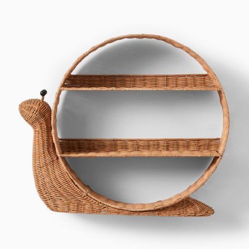 Snail Rattan Shelf (28") Wall Decor | West Elm