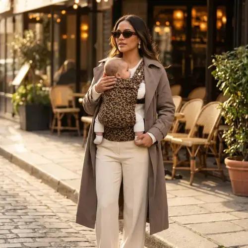 The Mama Carrier – Tawny Leopard Classic
