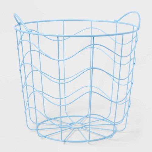 Large Kids' Wave Wire Storage Blue - Pillowfort™