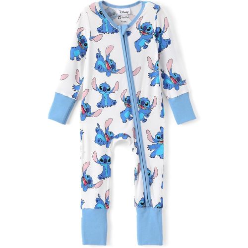 Disney Marvel Spiderman Baby Boy Clothes Long Sleeve Romper,Soft Breathable Stretch Footie Outfit with Easy Diaper Zipper Red,0-3 Months