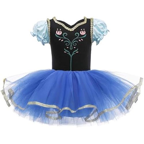 Dressy Daisy Ballet Tutu Dress Girls Size 18m-8 | Toddler Kids Princess Tulle Skirt Leotards Ballerina Outfit Dance Costume