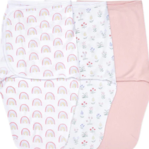 Spring Flowers Easy Swaddle No Zipper 0-3M | aden + anais