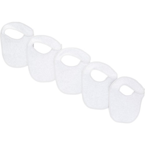 Dymples Newborn Bibs 5 Pack - Grey - Size One Size