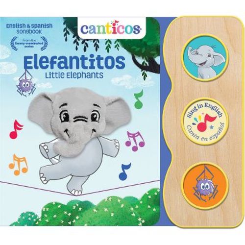 Canticos Elefantitos / Little Elephants (Bilingual) - by Susie Jaramillo (Board Book)