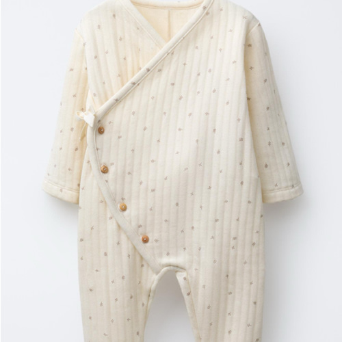 TWIG PRINT QUILTED ROMPER - Ecru | ZARA United States