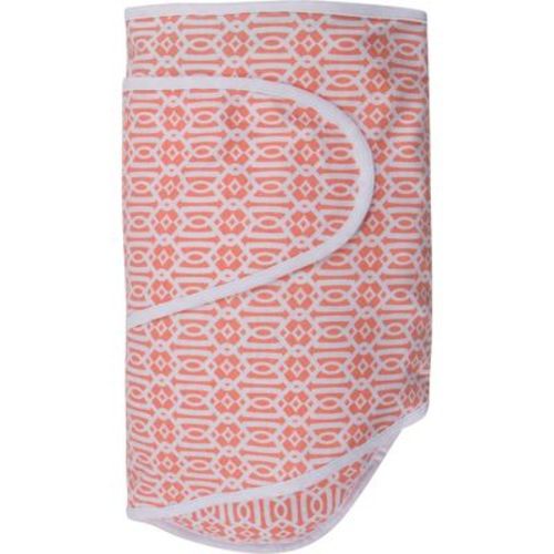 Miracle Blanket Swaddle Wrap - Lattice - Coral