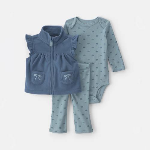 Carter's Baby Girls 2-pc. Pant Set, Color: Blue - JCPenney