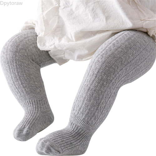 Dpytoraw Baby Girl Tights Thick Cable Knit Leggings Stockings Cotton Pantyhose for Newborn Infant Toddler Size 0-6 Months