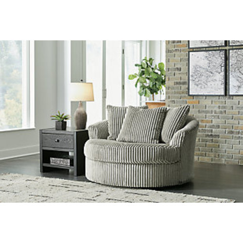 Lindyn Oversized Swivel Accent Chair