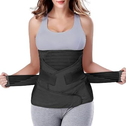 3 in 1 Postpartum Belly Wrap Recovery Band Belt Abdominal Binder