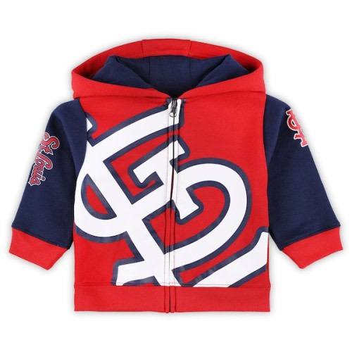Infant St. Louis Cardinals Fanatics Red Post Card Full-Zip Hoodie Jacket