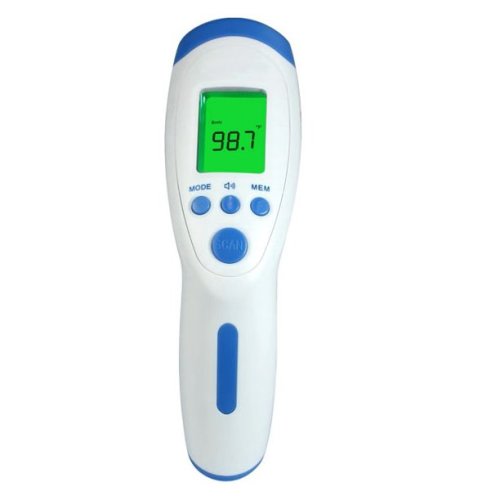 Berrcom Infrared Non-Contact Thermometer JXB-182 (Requires 2 AA batteries - Not included) - White