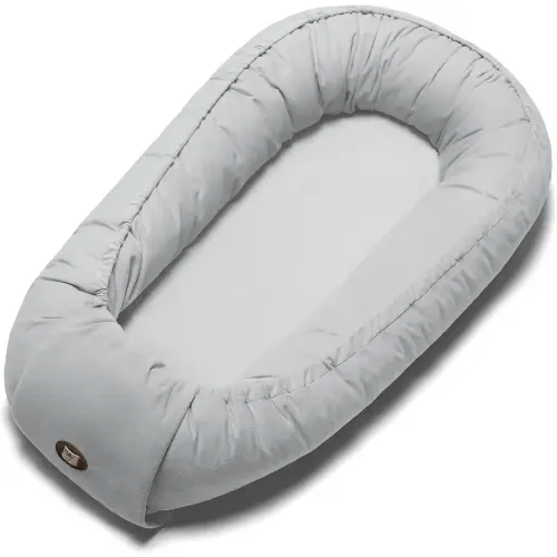 Baby Lounger Pillow, Baby Lounger for Newborn 0-24 Months, Breathable & Soft Infant Lounger, Adjustable Tummy Time Baby Lounger for Home and Travel, Baby Girls & Boys Babies Stuff, Grey