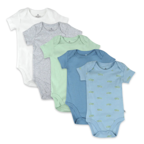 5-Pack Organic Cotton Short Sleeve Bodysuits | Honest Baby Clothing