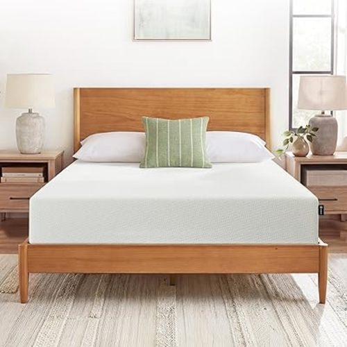 Zinus 6 Inch Twin Green Tea Memory Foam Mattress [New Version], Fiberglass Free, Medium Firm Feel, Zoned Pressure Relief, Certified Safe Foams & Fabric, Mattress in A Box