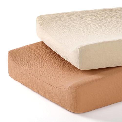 lulumoon Baby Changing Pad Cover: Muslin Diaper Changing Table Pad Cover - Changing Pad Sheets for Girls Boys