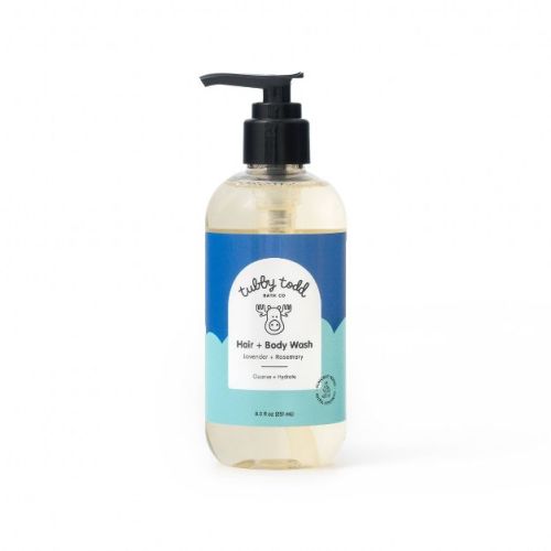 Tubby Todd Hair & Body Wash Lavendar Rosemary - 8.5 fl oz: Moisturizing, Basic Cleansing, Sensitive Skin