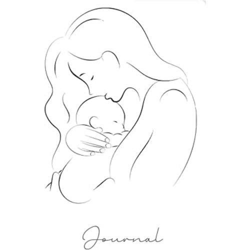 Mother baby journal 120 blank lined pages